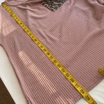 First Love shirt thermal look long sleeve crewneck animal print pocket Sz large Photo 2