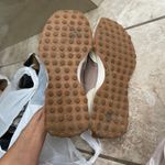 New Balance 327 Women's 8.5/ BOYS 7 USA Beige Mesh Suede Casual Sneakers Shoes Photo 6