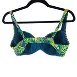 Lands' End Chlorine Resist Twist Front Underwire Bikini Swimsuit Top Green 6 Photo 3