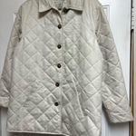 Orvis  cream Quilted Jacket sz S Photo 2
