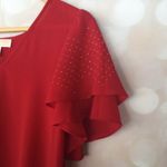Michael Kors  Crimson Red Blouse Photo 2