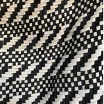 Pinko Fringed Knitwear Black White Blazer Bolero Bohemian Size 10‎ Photo 5