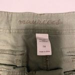 Maurice's Maurice’s Olive Green Cargo Style Shorts Size 7/8 Photo 2