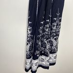 Magic  Black & White Pattern Y2k Midi Dress Formal Cotton Size Medium Photo 2