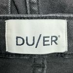 DU/ER DUER Performance Denim Straight Mid Jeans Aged Black Distressed Size 27 Photo 6