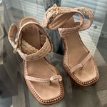 Ulla Johnson Lydia Natural Raffia Ankle Wrap Sandals, Size 40 $525 EXCELLENT! Photo 6