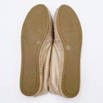 Vince Camuto Dalmi Slip On Loafers Espadrille Shoes Gold Leather Women's Size 7 Photo 8