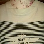 Dockers  MP Navy White Striped Top Petite Photo 2