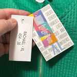 LuLaRoe NWT  Rachael V-Neck Zipper Kelly Green Sleeveless Shirt Size XL Photo 3