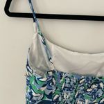 Midnight sky  M Crop Top Boning Adjustable Straps Bandana Blue Elastic Back Photo 6