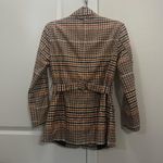 Love, Whit by Whitney Port Brown Plaid Blazer Size Small $350 Photo 5