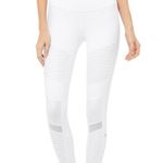 Alo Yoga Alo Moto Legging White Size small Photo 2