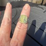 Tanzania Imperial Opal Sterling Silver Ring Green Photo 8