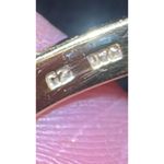 925 Sterling Silver Natural Blue Sapphire With CZs Size 7 Photo 6