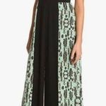 BCBGMAXAZRIA {M}  Maxi Dress Green Black White Photo 0