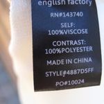 English Factory NWT Ivory Knit Midi Dress Photo 7