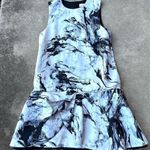 Keepsake the Label Marble Print Sleeveless Dress White Size M Photo 1