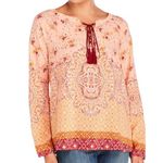Anthropologie NEW Sactuary Sunshine Girl Boho Top size S Orange Photo 0