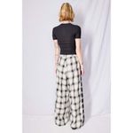 Assembly New York White Plaid Clean Pant Wide Leg Grunge Streetwear EUC Size M Size M Photo 2