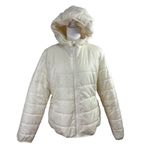 Cisono LA Outwear Puffer Jacket Hooded Soft Fleece Lined Cozy Minimalist Sz L Size L Photo 1