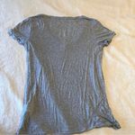 AG Adriano Goldschmied Gray V-Neck Short Sleeve T-Shirt Small Luxury Made in USA Photo 3