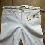 Ralph Lauren NWT Lauren Stretch White Straight Leg Pants Size 2 NEW Photo 7