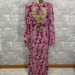 Lush Clothing Lush Galata Chiffon Floral Midi Dress Photo 6