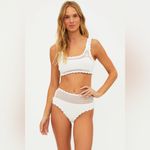 Beach Riot  Wyatt Bottom White Crochet, BRAND NEW Size Medium, $138 Photo 4