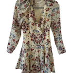 Maje  Multicolor Floral V-Neck Romper Photo 0