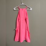 Lilly Pulitzer  Pearl Shift Romper Coral Pink Size 4 New Resort Coastal Beach Photo 2