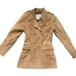 BB Dakota Vintage Double Breasted Leather Blazer S Photo 0