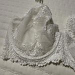 Wacoal 34DD Embrace Lace White Flower Floral Bra Underwire Unlined 65191 Photo 2