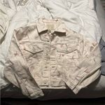 AG Adriano Goldschmied Ag Cream Mirah Jean Jacket Floral Winter Almond Photo 2