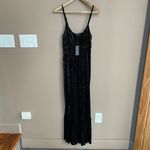 Romeo + Juliet Couture NWT Velvet Maxi Dress in Black Size Medium Photo 2
