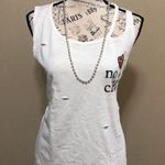 Electric Pink White Distressed Shirt 2X Photo 0