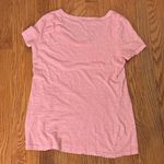 Talbots  boatneck 100% cotton Short sleeve t-shirt‎ pink size small Photo 1
