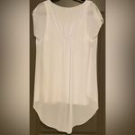Italian White Layered Blouse Tank Top Women's Sz unknown Size M Photo 1
