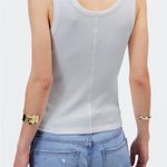 Madewell  NWT Scoop Neck Regenerative Cotton Rib
Tank size small Photo 1