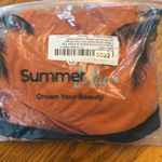 Summer Mae
Maternity Criss Cross High Waist String Two Piece Pregnancy Swimwear Brown Photo 10