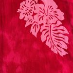 pineapple moon pink floral and leaf print swim cover up Size M Photo 3