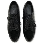 Aquatalia Quilted Black Leather Platform Oxford Sneakers Photo 11