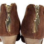 Betsey Johnson Jensen Leather Chestnut Brown Bootie Boots Photo 4