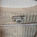 American Eagle  Womens Ultra Cropped Bolero Cardigan Open Front Beige Small NEW‎ Photo 3
