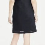 J.Crew Elegant Black One-Shoulder Linen/Cotton Blend Dress. Size-Small Photo 0