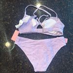 Cupshe  Lavender Floral Bikini Set Photo 3