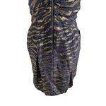 3.1 Phillip Lim  Purple Gold Puff Sleeve Dress Size 4 Photo 3