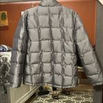Gap Silver Puffer Jacket Photo 2