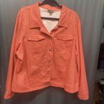Roz & Ali Rod & Ali Jacket Coral Polka Dot Size 22/24 (b29.3) Photo 2