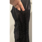 Cushnie  Black Leopard Print Dress Photo 5