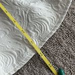 Alya Sleeveless Top Ivory Off White Womens Size Small S Zip Floral Brocade Photo 8